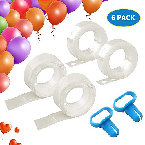 Green Convenience Balloon Arch Garland Decorating Strip Kit, 32Ft Balloon Tape Strip, 2 Pcs Tying Tool, 200 Dot Glue, for Party Wedding Birthday Xmas Baby Shower DIY