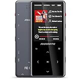 MP3 Player, 16GB Player with Bluetooth 4.2, Music Player with FM Radio, One Click Recording, 2.4" Screen, Built-in Speaker, HiFi Lossless Sound, Support up to 128GB(Earphone, Sport Armband)