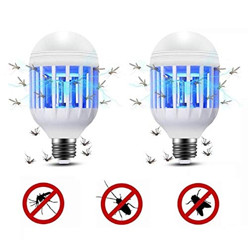 Lixada 2 in 1 Electronic Bug Zapper Light Bulb