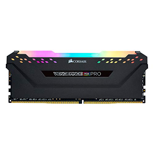 Corsair Vengeance RGB Pro 16GB (2x8GB) DDR4 3600 (PC4-28800) C18 AMD Optimized Memory â€“ Black