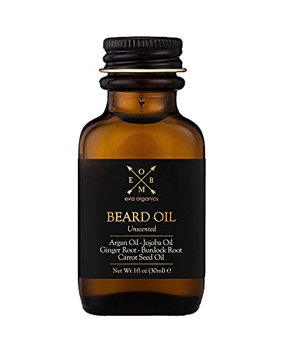 Era Organics Beard Oil: Natural, Organic, Growth, For Men. Premium USA Made Organic Beard Oil For Men Growth Formula, Extra Hydrating Sandalwood Beard Oil for Thicker, Smoother Beards and Softer Skin