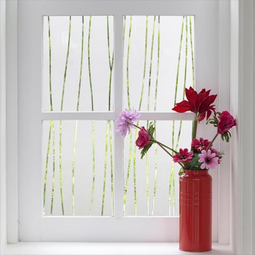 Finezz Window Film - for Privacy and Light Protection | Vinyl Sticker Film Creates a Frosted Glass Look |Static Cling | Perfect for Home and Office