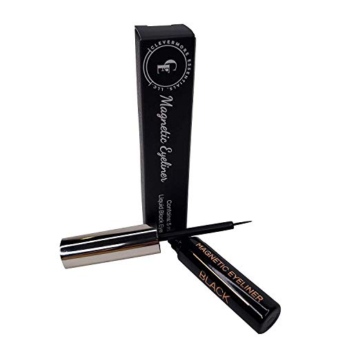 Book Cover Magnetic Eyeliner For Use with Magnetic Eyelashes - 5ml - By Clevermore Essentials (Magnetic Eyeliner)