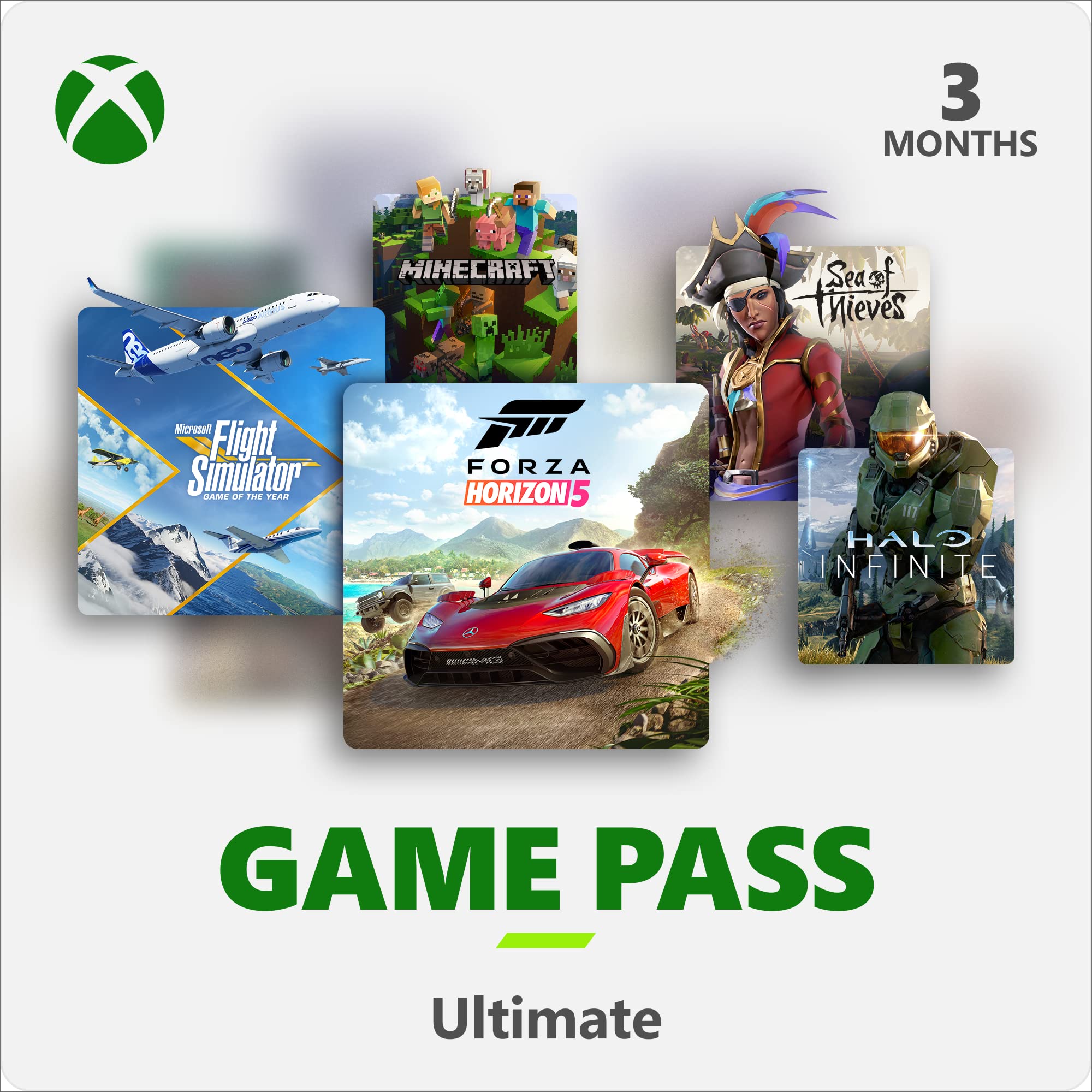 Book Cover Xbox Game Pass Ultimate: 3 Month Membership [Digital Code] 3 Month Code