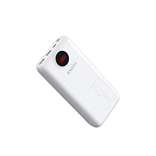 ROMOSS USB C Power Bank, 26800mAh PD Portable Charger 18W 3 Outputs and 3 Inputs External Battery Packs Compatible with iPhone Xs Max, iPad Pro, Nintendo Switch, Samsung S8 and Other Smart Devices