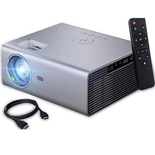 iCODIS T400 Video Projector, Full HD 1080P Supported, 3800 Lux Mini Projector with 50,000 Hrs, 200" Display Home Theater Movie Projector, Compatible with Fire TV Stick/ Smartphone/ PS4/ PC /HDMI / USB