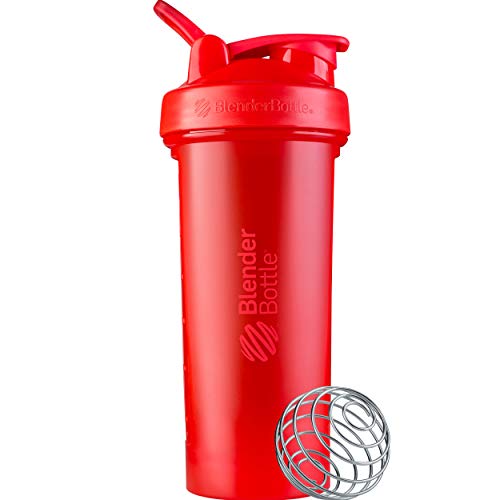 BlenderBottle Classic V2 Shaker Bottle, 28-Ounce, Red