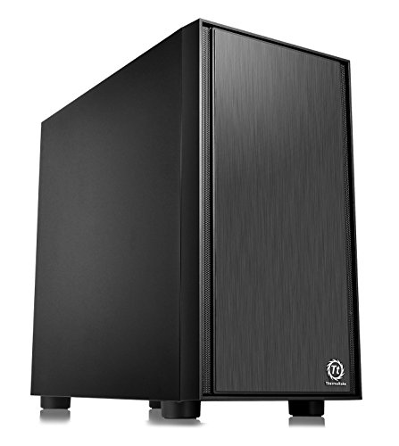 Book Cover Thermaltake Versa H17 Black Micro ATX Mini Tower Gaming Computer Case 2.0 Edition with One 120mm Rear Fan Pre-Installed CA-1J1-00S1NN-A0