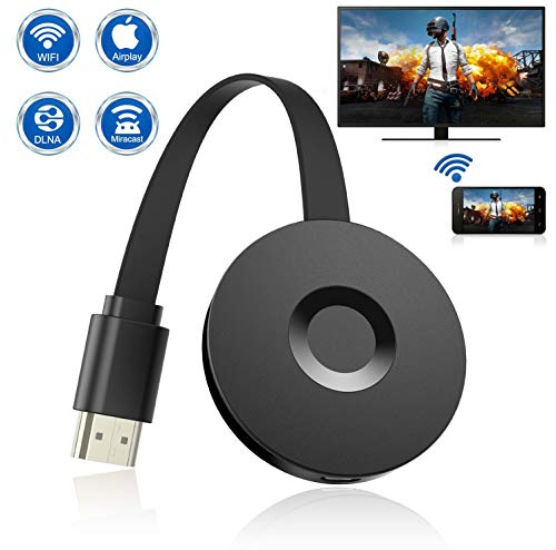 Wireless Display Dongle, WiFi Portable Display Adapter TV Projector, HDMI 1080P Digital TV Receiver, Support Airplay DLNA Miracast, Compatible with iOS/Android Smartphones/Windows/Mac/Laptop