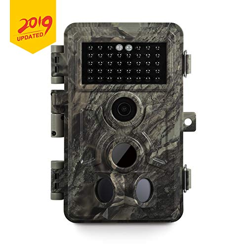Meidase Game Trail Cameras 20MP 1080P, No Glow Night Vision 65ft, Motion Detecting Trigger Time 0.2s, Waterproof IP66 Field Cam for Nature Wildlife Deer Scouting & Hunting, Indoor & Outdoor Security