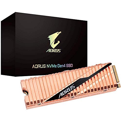Book Cover Gigabyte AORUS NVMe Gen4 M.2 1TB PCI-Express 4.0 Interface High Performance Gaming, Full Body Copper Heat Spreader, Toshiba 3D NAND, DDR Cache Buffer, SSD GP-ASM2NE6100TTTD