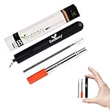 Collapsible Telescopic Stainless Steel Straw – Reusable Metal Straw with Case, Keyring, Cleaning Brush and Silicon Tip in a Giftable Box – Black Case
