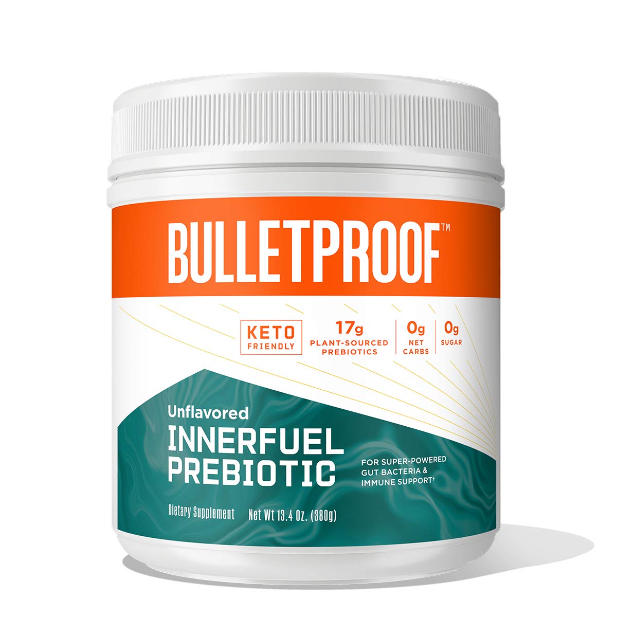 Book Cover Bulletproof Unflavored Innerfuel Prebiotic Fiber Powder, 13.4 Ounces, Supplement for Gut Health, Digestive Health and Immune Support