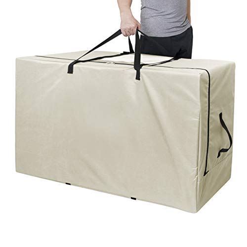 Cuddly Nest Folding Mattress Storage Bag - Heavy Duty Carry Case for Tri-Fold Guest Bed Mattress (Fits 4-6 inch Narrow Twin Queen Mattress )