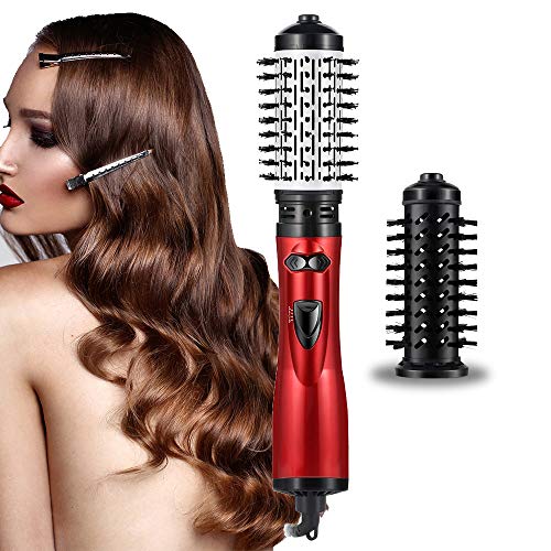 Hair Dryer Brush 3-in-1 Hot Air Brush Negative Ion Hair Straightener for Styling & Frizz Auto-Rotating Curling Brush Hair Dryer