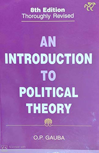 AN INTRODUCTION TO POLITICAL THEORY 8TH EDITION REVISED