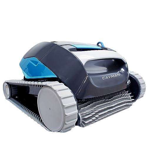 Dolphin Cayman Automatic Robotic Pool Cleaner (2025 Model) — Programmable Weekly Timer, Wall Climbing, Massive Top-Load Filter Bin, HyperBrush — for In-Ground & Above Ground Swimming Pools up to 33FT