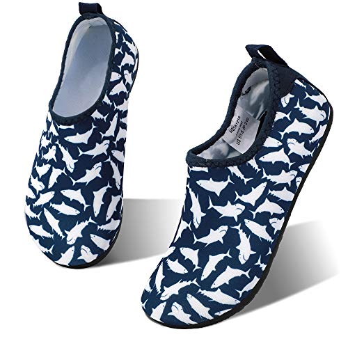 okilol Kids Water Shoes Non-Slip Quick Dry Swim Barefoot Beach Aqua Pool Socks for Boys & Girls Toddler