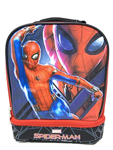 Spiderman 3D Molded Dual Compartment Insulated Lunch Kit- Spider-man