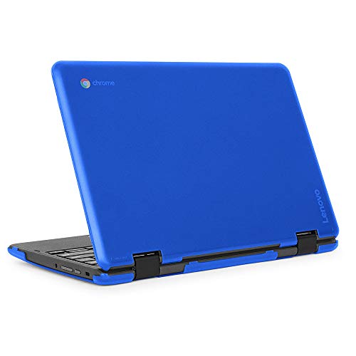 mCover Case Compatible for 2019~2021 11.6" Lenovo 300E 2nd Gen Chromebok & Windows 2-in-1 Laptop Computers ONLY (NOT Fitting Any Other Lenovo Models) - Blue