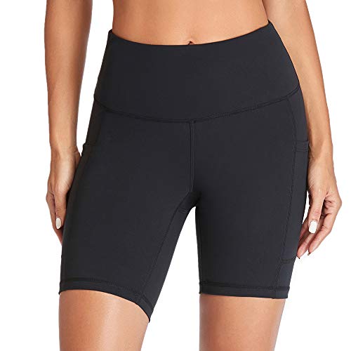 Occffy Yoga Pants for Women High Waist with Pockets Flex Leggings Tummy Control Workout Running Tights DS166