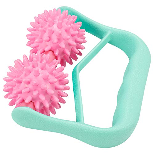 Coolife Fascia Muscle Roller - Cellulite Massager - Fascia Roller for Cellulite and Sore Muscles - Neck, Leg, Back, Body Roller Deep Tissue Massage Stick Tools - 2 Balls Size Version