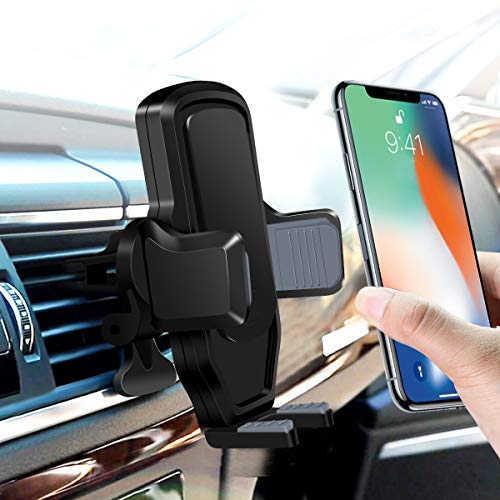 Zeuste Cell Phone Holder for Car Air Vent Phone Holder Car Mount Compatible with iPhone Xs MAX/XR/X/8/8Plus/7/7Plus/6s, Galaxy S10/S9/S8 Pixel and More