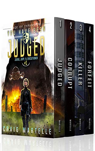 Book Cover Judge, Jury, & Executioner Boxed Set (Books 1 - 4): You Have Been Judged, Destroy The Corrupt, Serial Killer, Your Life is Forfeit