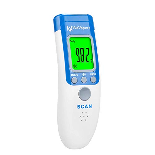 Wevapers Forehead Thermometer, Digital Baby Thermometer Non Contact Medical Infrared Thermometer for Fever, 4 Modes Body/Surface/Room Thermometer, LCD Display Infrared Thermometer
