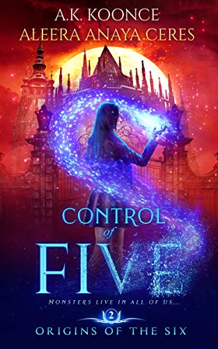 Book Cover Control of Five: A Reverse Harem Series (Origins of the Six Series Book 2)