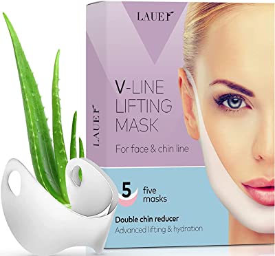 Book Cover V Shaped Slimming Face Mask Double Chin Reducer V Line Lifting Mask Neck Lift Tape Face Slimmer Patch For Firming and Tightening Skin
