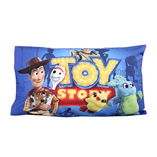Book Cover Disney Pixar Toy Story 4 Standard Pillowcase for Kids 20 x 30 Inch [1 Piece Pillowcase Only]