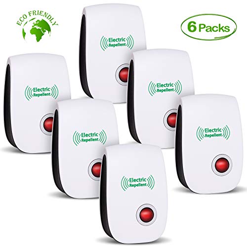 Ultrasonic Plug in Device - Electronic Portable Pet Sаfe - Еlectromagnetic Waves Ultrasound Control - Rеpеllent for Micе Rаts Mоsquitos Spidеrs Rоdents Insеcts - Indoor/Outdoor