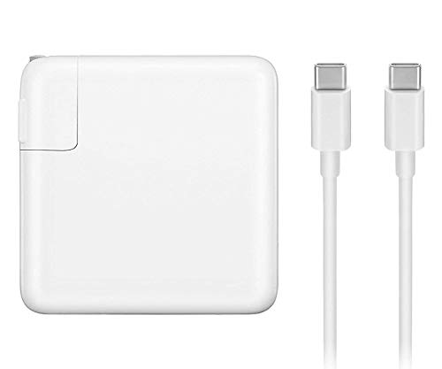 87W USB-C Power Adapter Charger, Compatible with MacBook pro 15 Inch 13 Inch with USB-C to USB-C Charge Cable Replacement USB-C AC Supply Charger