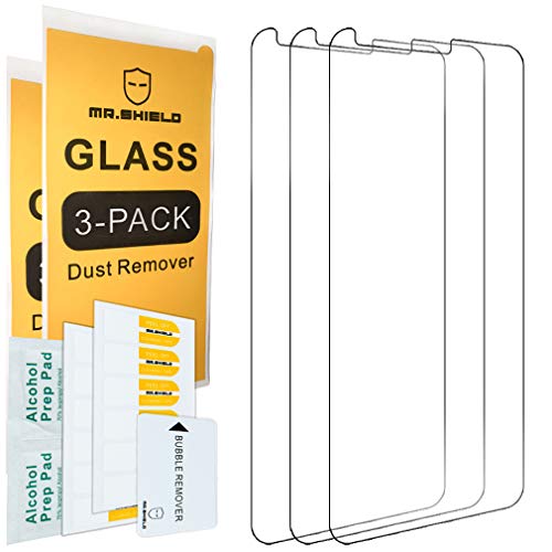 Book Cover [3-Pack]-Mr.Shield for LG Stylo 5 [Tempered Glass] Screen Protector with Lifetime Replacement