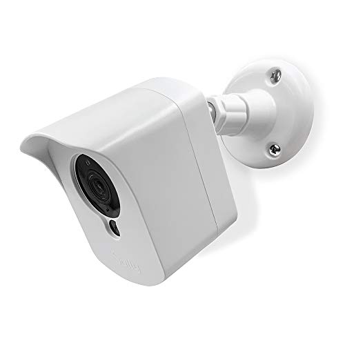Mounting Kit for Wyze Cam (1 pcs White) - Outdoor Case for Wyze Camera & v2 1080p Full HD w/Screw Mounts - Wyze Waterproof Cover with Wall Mount Bracket - Solid Housing for Wyze Cams by SULLY
