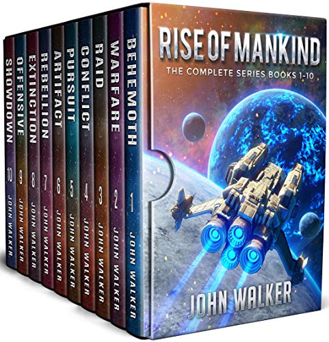 Book Cover Rise Of Mankind: The Complete Series Books 1-10 (John Walker Box Sets)