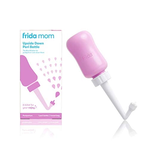 Book Cover FridaBaby Frida Mom Upside Down Peri Bottle for Postpartum Care | The Original MomWasher for Perineal Recovery and Cleansing After Birth