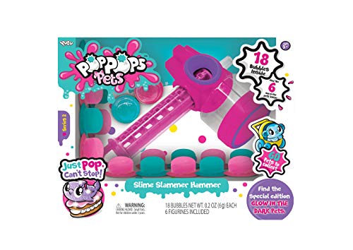 Pop Pops - Pets - Play Set - Hammer - 18 Piece Bubbles