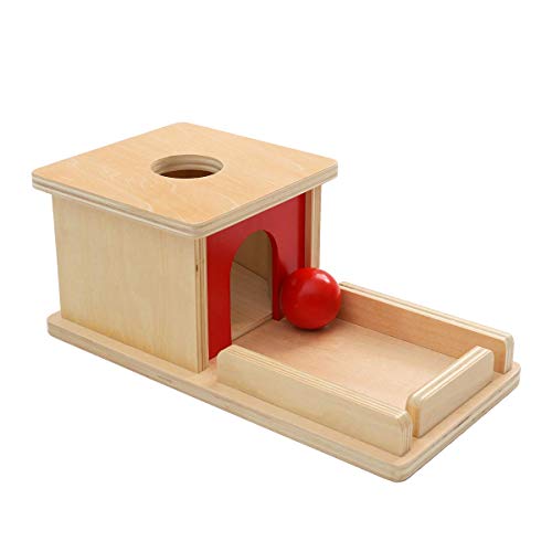 Book Cover EOFEEL Montessori Materials Object Permanence Box with Tray