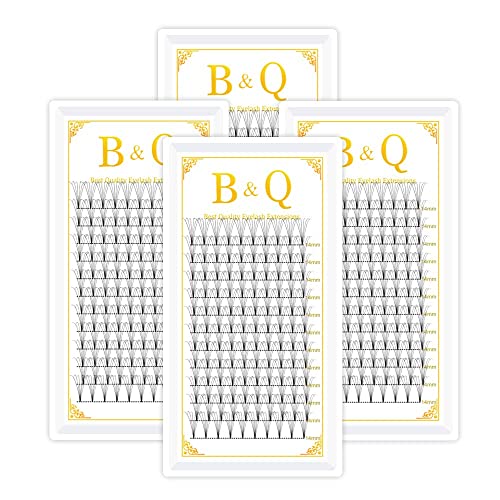 4 Trays Premade Fans Eyelash Extensions 6D-D-0.07-10+11 Short Stem B&Q Premade Volume Eyelash Extensions 0.07 0.10 Volume Lash Extensions C D curl 3D 4D 5D 6D Pre made Lash Fans (6D-D-0.07,10+11)