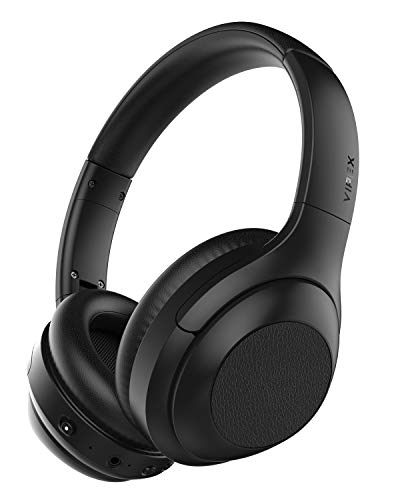 Book Cover Active Noise Cancelling Headphones, Bluetooth Wireless Headphone Over Ear Headphones with Mic, Hi-Fi Sound Deep Bass, Quick Charge, Up to 30H Playtime for Work Travel