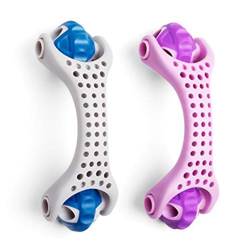 Muscle Roller Massager, Recredo Massage Ball Lacrosse Balls, Body Massage Sticks Tools for Relief Muscle Soreness,Cramping and Tightness,Help Legs and Back Recovery - Set of 2