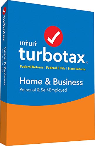 Book Cover Intuit TurboTax Home & Business 2018 Tax Preparation Software