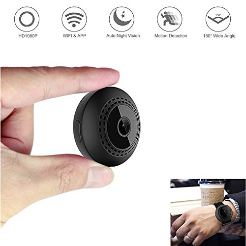 Mini spy Camera with Night Light, Full HD 1080P Hidden Cam USB Charger for Home Security, Motion Detection Night Vision Support PC/iOS/Android (White)