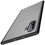 TOZO for Samsung Galaxy Note 10 Plus Case PC + TPU Clear Hard Back Panel Hybrid PC+TPU Protect Cover Shock Absorption Back Bumper for Samsung Galaxy Note 10+ 5G (Matte Black)
