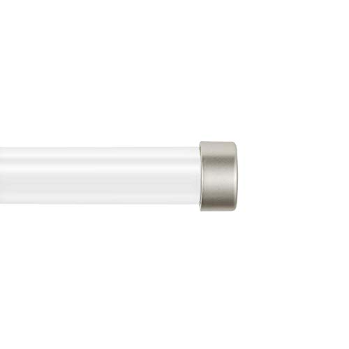 MODE Acrylic Decorative Window Curtain Rod Set with Metal End Caps - Multiple Sizes & Colors