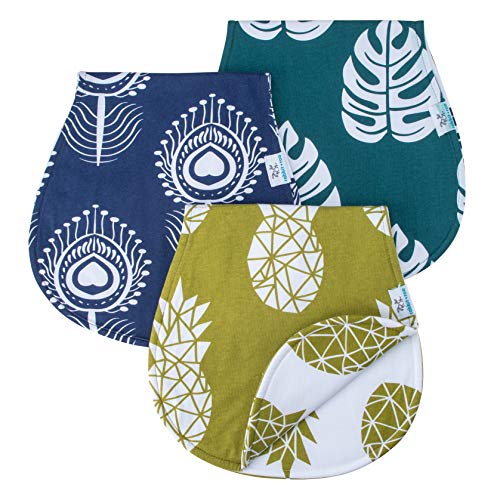 Joey Tots Baby Burp Cloths 4 Pack for Boys and Girls | Extra Absorbent, Thick and Soft Burping Towels | Ideal Baby Shower, Christmas Gift | Triple Layer Premium Quality 100% Cotton |