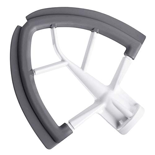 Flex Edge Beater for Kitchenaid Mixer Accessory,Kitchen Aid Attachments for Mixer,Fits Tilt-Head Stand Mixers for 4.5-5 Quart Bowls,Flat Beater Paddle with Both-Sides Flexible Silicone Edges by COOKRA