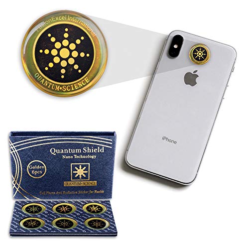 My-JAXO Premium Family 6 Pack Anti Radiation Stickers for Phone - Emf Protection Cell Phone - Radiation Protection for Cell Phone - Emf Blocker - Absorbs EMF Radiation - Remove EMF Waves - EMF Shield